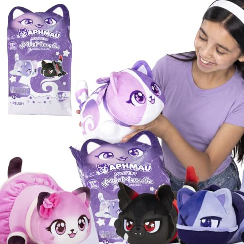 Aphmau MyStreet MeeMeow Classic Mystery Plush – 27,9 cm große Katzenfiguren zum Sammeln, 4 zum Sammeln, 1 Stück, Stile können variieren