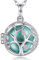 EUDORA Harmony Ball Collana Chiama Angeli Gravidanza con Albero della Vita, CZ con Collana con Ciondolo Medaglione a Forma di Carillon Musicale per Donna, Regalo di Gioielli, Catena da 76 cm e 114 cm