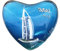 3D Dubai Kühlschrank Kühlschrankmagnet Kristall Glas Magnet Handmade Tourist Travel Souvenir Sammlung Geschenk Whiteboard Magnetischen Aufkleber Dekoration