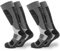 Occulto Herren Skisocken 2er Pack, 4er Pack (Modell: Felix) 2 Paar Schwarz 43-46