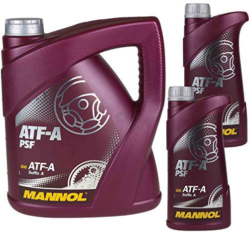 6 Liter Original MANNOL Hydrauliköl ATF-A PSF Hydraulic Fluid Oil