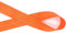 Schrägband Baumwolle frei Farbwahl, 18mm, 14 Farben 3m, 5m, 10m (Orange, 5m)