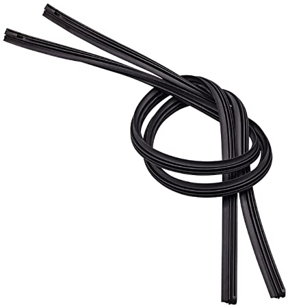 YnGia Recambios de escobilla de limpiaparabrisas, 2 piezas Recambios de goma de escobilla de limpiaparabrisas de coche universal Tira de goma de parabrisas (24''/600mm)