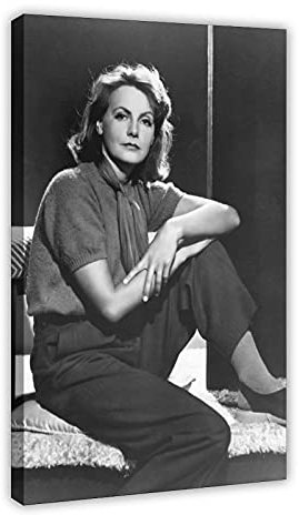 Schauspieler Poater Greta Garbo 26 Leinwand-Poster, Schlafzimmer, Dekoration, Sport, Landschaft, Büro, Raumdekoration, Geschenk, 50 x 75 cm, Rahmen: