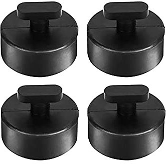 TKSE Rubber Jacking Lift Pad, 4 Stück Jack Pad Gummi Jacking Lift Pad für Corvette C5 C6 C7 Jack Point Pad Adapter