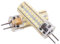 Lot de 2 ampoules LED GY6.35 6,5 W 72 2835 SMD LED 320 équivalent halogène 50 W à intensité variable Blanc pur faisceau 6000 K