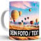 Tasse Personalisiert mit Foto Bedruckt Fototasse gestalten Tassen individuell mit eigenem Bild Bedrucken personalisierte Fotobecher Werbetasse Becher Keramik - 330 ml