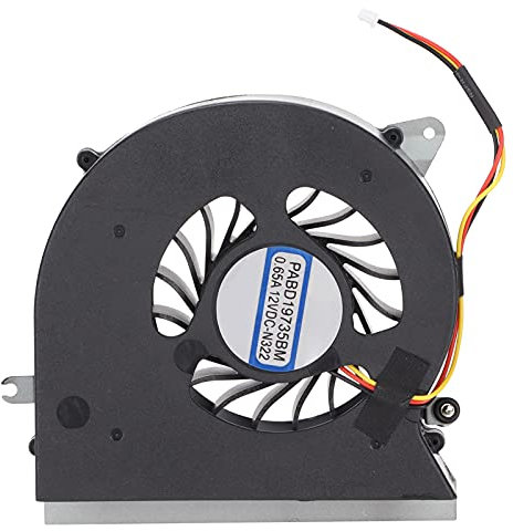 Zunate Ventiladores de Refrigeración para PC, Disipación de Calor de 3 Pines, Ventilador Enfriador de Radiador para Ordenador Portátil, para MSI Gt72/gt72s/gt72vr/ms‑1781/ms‑1782