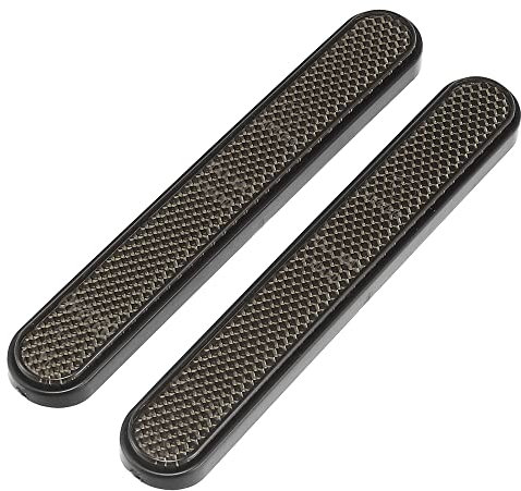 Motoforti Autocollant inférieur Fourche réflecteur arrière Sacoche Couvercle fumé 1 Paire