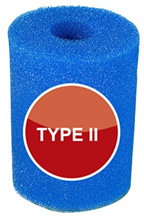 Donkivvy Spugna per Cartuccia filtrante per Piscina per Intex Type II, filtri riutilizzabili Lavabili in Schiuma per Piscina