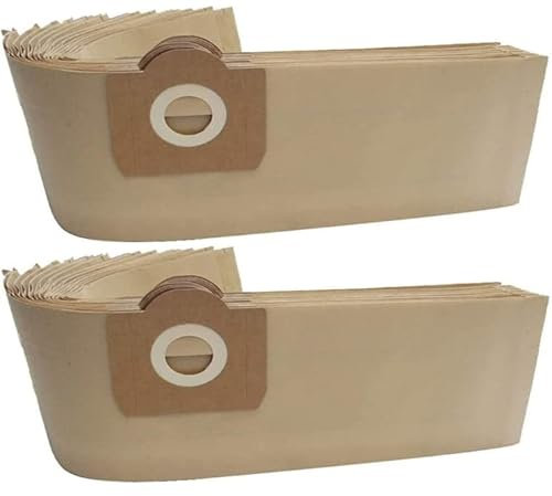 Avern (10 Pack) Of Premium Large Bags for Karcher WD3 WD3P MV3 Wet & dry Karcher Vacuum Cleaners Hoover Bags 201/TE