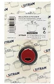 Sitram 711750 Soupape/Régulateur pour autocuiseur Sitram Gamme SITRAPRESTIGE - Coloris Noir et Rouge