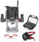 Trend T14 Variable Speed 2300W Workshop Router, 15 Piece 1/2 Inch Router Cutter Set, Dust Mask, Safety Spectacles, T14/START/SET