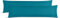 leevitex Kissenbezug | 2er Pack | 100% Baumwolle | Jersey | Kissenbezüge | Seitenschläferkissen | Kissenhülle | Nackenkissenbezug (Petrol/Smaragd Blau, 40 x 145 cm (Seitenschläfer/Stillkissenbezug)