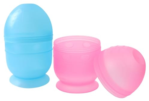 Healeved 2 Stück Friseur Shaker Becher Haarfärbebecher Haarfärbewerkzeuge Haarfärbeschüssel Haarfärbe Shaker Schalen Haarfärbe Rührschüssel Haarfärbe Zubehör Set Haarfärbe
