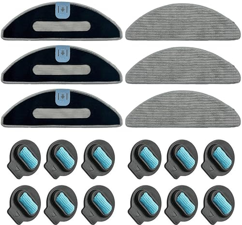 Set di 18 panni panni di ricambio per mop in microfibra lavabili, elementi di filtro per iRobot Roomba Combo i8+ / i8 / Combo j5 / Combo j5+ / Combo i5 / Combo i5+