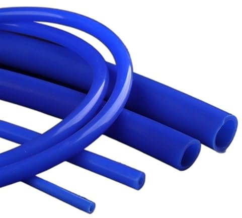Ablaufschlauch Flexibles Silikagel-Rohr, hitzebeständig, blauer Silikonschlauch, Aquarium-Luftpumpe, Lebensmittelqualität, Biermilch, weiches Rohr, 100 cm ID, 2 bis 32 mm Wasserpumpe (Color : 19x25mm