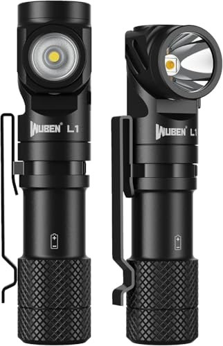 WUBEN L1 LED Torches Super Bright Rechargeable 2000 Lumens, Tactical Flashlight Powerful Torch Battery Powered, Multifunctional IP68 Waterproof Powerful Handheld Flash Light for Camping Hiking