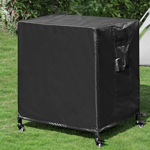 WEASHUME Edelstahl-Grillwagen, Pizzaofenständer, Trolley-Tisch mit Rädern, 3 Ablagen, beweglicher Lebensmittelzubereitungs- und Arbeitswagen, Tisch, robuster Grillwagen, Outdoor-Wagen, 80 x 61 x 80 cm