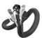 Romon 3m Guaina Cavi Intrecciata, 16-25 mm Flessibile Self-closing Raccogli Cavis, Tagliabile Nascondi Cable Management, Espandibile Copri Cables Elettrici per TV Computer Ufficio Casa Auto- Nero