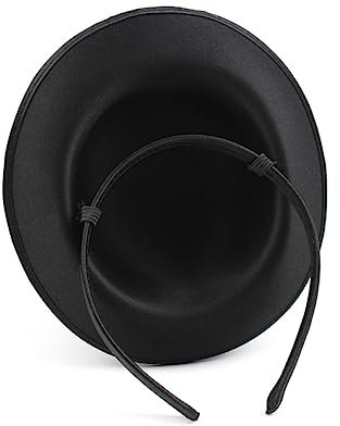 GARVALON Kleiner Bankett Party Zylinder Hut Schwarz Leichter Festlicher Kopfschmuck Für Bühnenkostüme Und Partydekorationen