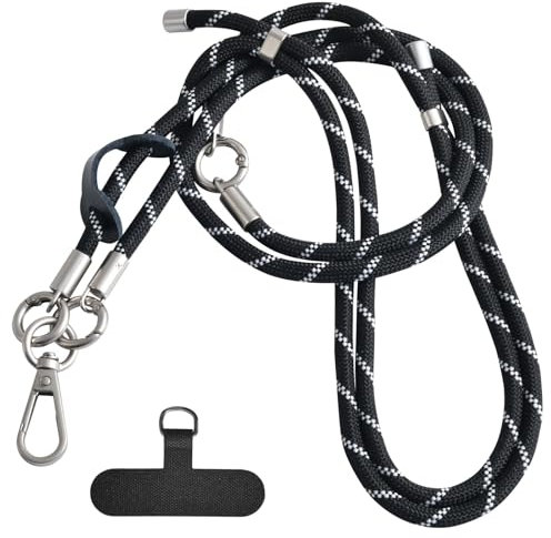 DOMIPHIE Handykette Universal zum Umhängen - Lanyard Handy Kordel Kette für Outdoor, Reise, Unterweg Handyband mit Metallschnalle Haltbar