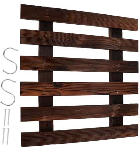 CIMAXIC Portavasi Da Appendere in Legno Scala Per Fioriera Da Parete Decorativo Per Balcone E Giardino Facile Installazione
