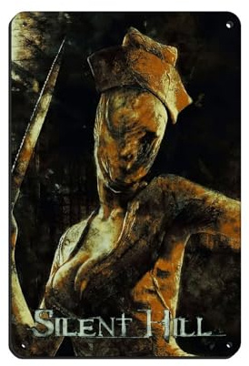 Blechschild Game Silent Hill, Vintage, Metall, Pub, Club, Café, Bar, Zuhause, Wandkunst, Dekoration, Poster, Retro, 20 x 30 cm