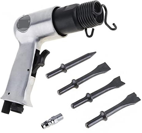 9150 120 mm Lufthammer-Kit mit mittlerem Hub, professionelle Handpistole, Gasschaufel, Lufthammer, kleiner Rostentferner, schneiden, bohren, zerkleinern, pneumatische Werkzeuge,Korrosionsbeständigkei