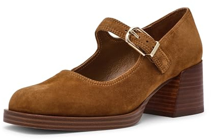 Steve Madden Women's Lisbon Pump, Chesnut Suede, 8 UK