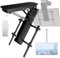 Soporte de TV de techo abatible motorizado para pantallas de 32 a 65 pulgadas o de 50 a 90 pulgadas, soporte de techo plano eléctrico grande, ajuste de ángulo de 0 a 75°,32-65inch