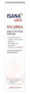 ISANA MED Akut Pflege Serum 5% Urea, 100 ml - Lindert die Probleme extrem trockener, spannender und gereizter Haut | Lindert extrem trockene Haut, Lindert spannende Haut, Lindert gereizte Haut
