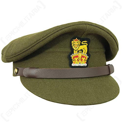 Epic Militaria Reproduktion WW2 Britisch Visiermütze Der Armee (XX-Large - 62/63 cm)
