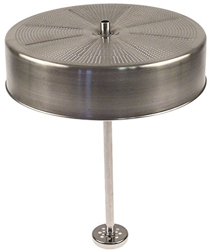 Bartscher Kaffeefilter Pro 40T, Horeca-Select GCM1006 mit Percolatorrohr ø 205mm Höhe 50mm Aluminium, Silber, für Kaffeemaschine