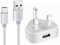 TheMax Fast Charging USB Wall Charger with Micro Cable 1m Compatible with Samsung/HTC/Nokia/PS4/X-box/Printers/Wireless/keyboards/Bluetooth Speakers and more-Hot Pink