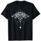 Lotusblume mit Mond und Om Symbol. Yoga Meditations Shirt. T-Shirt