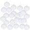 Yeelan 24 Stück Befüllbare Ornament-Kugeln, Transparente Hängende Ornamente, Kunststoff Weihnachtskugeln Ornamente, Geburtstag, Hochzeit, Party und Heimdekoration, Ornamente(80mm, Rund)
