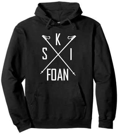 SKI FOAN Apre Ski Skifahrer Winterurlaub Skifahren Mundart Pullover Hoodie