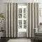 Curtina - Natural Ivory Damask Curtains W66 x L90 (168 x 229cm) - Cream Eyelet With Velvet Plush Pattern - Traditional/Baroque Style - Luxury Drapes for Bedroom/Living Room