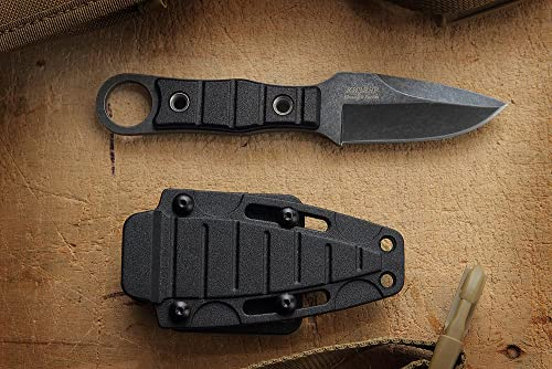 Kizlyar Original Messer — Igel Blacked — Camping Messer aus japanischem AUS8 Stahl