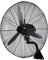 HLILY Ventilateur Mural,Industriel Ventilateur Électrique Mural,oscillant Ou Fixe,3 Vitesses,pour Entrepôt/Bureau/Chambre/dortoirs-Silencieux (Noir 55cm-78cm)