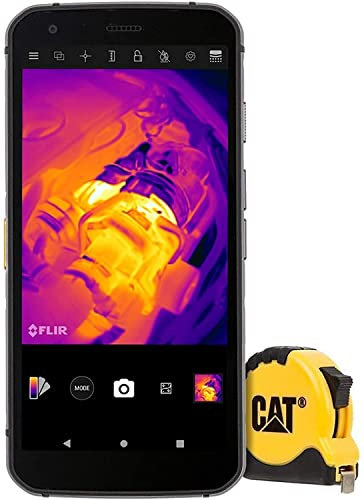 CAT S62 Pro - Smartphone (Doble SIM, 4G LTE, 128 GB, microSDXC, Ranura gsm, 5.7, 2160 x 1080 píxeles, TFT, RAM de 6 GB (cámara Frontal de 8 megapíxeles), 2 cámaras traseras, Android