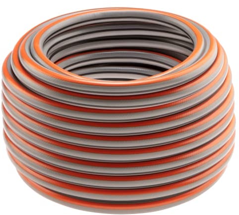 NEO TOOLS Gartenschlauch 3/4 Zoll, 50 m Länge, 4-lagiger - UV-beständig, Flexibel Schlauch, Food Safe – Trinkwasserschlauch - Wasserschlauch aus Erst-PVC mit Anti-Algen-Innenausstattung - Optima Serie