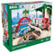 BRIO World 33512 Großes Bahn Reisezug Set – Eisenbahn mit Bahnhof, Schienen und Figuren & Großes Schienensortiment 50 Teile – Schienen Set Eisenbahn – für Kinder ab 3 Jahren