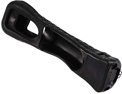 Sharainn Motion Plus-Adapter, MotionPlus-Sensoradapter + Silikongehäuseabdeckung mit Silikongehäuse für Wii Motionplus-Adapter(Black)