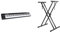 M-Audio Keystation 88 MK3 – 88 Key Semi Weighted MIDI Keyboard Controller & RockJam XX-363 Xfinity Doublebraced Pre Assembled Keyboard Stand with Locking Straps & Lessons.,Black