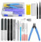 BGTXINGI 27-teiliges Modellbauwerkzeug-Set Gundam Modell-Werkzeug-Set mit Kunststoffbox für Modellbau, Auto, Hobby, Modellbau, Reparatur und Befestigung
