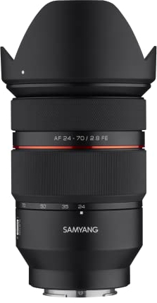 Samyang AF 24-70mm f/2.8 Lente de Zoom de Marco Completo con Enfoque automático para Sony E (SYIO2470AFZ-E) Negro