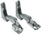easyPART Kompatibel/Ersatz für Smeg 10028526 2X Scharnier Oben Unten Kühlschrank wie Bauknecht 481231018672 Indesit C00310966