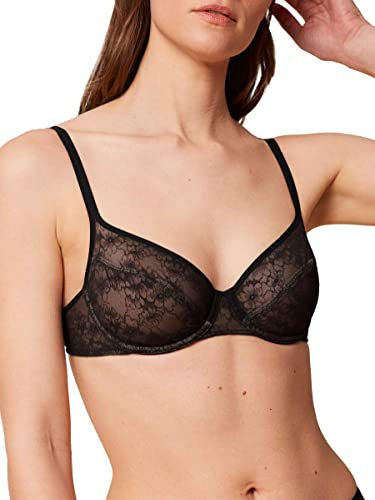 Triumph Women's Bright Spotlight W Bra, Opaque inches, Black, 32B